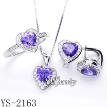 Modeschmuck Set 925 Silber (YS-1388, YS-2135/47/49/63, YS-0846R)